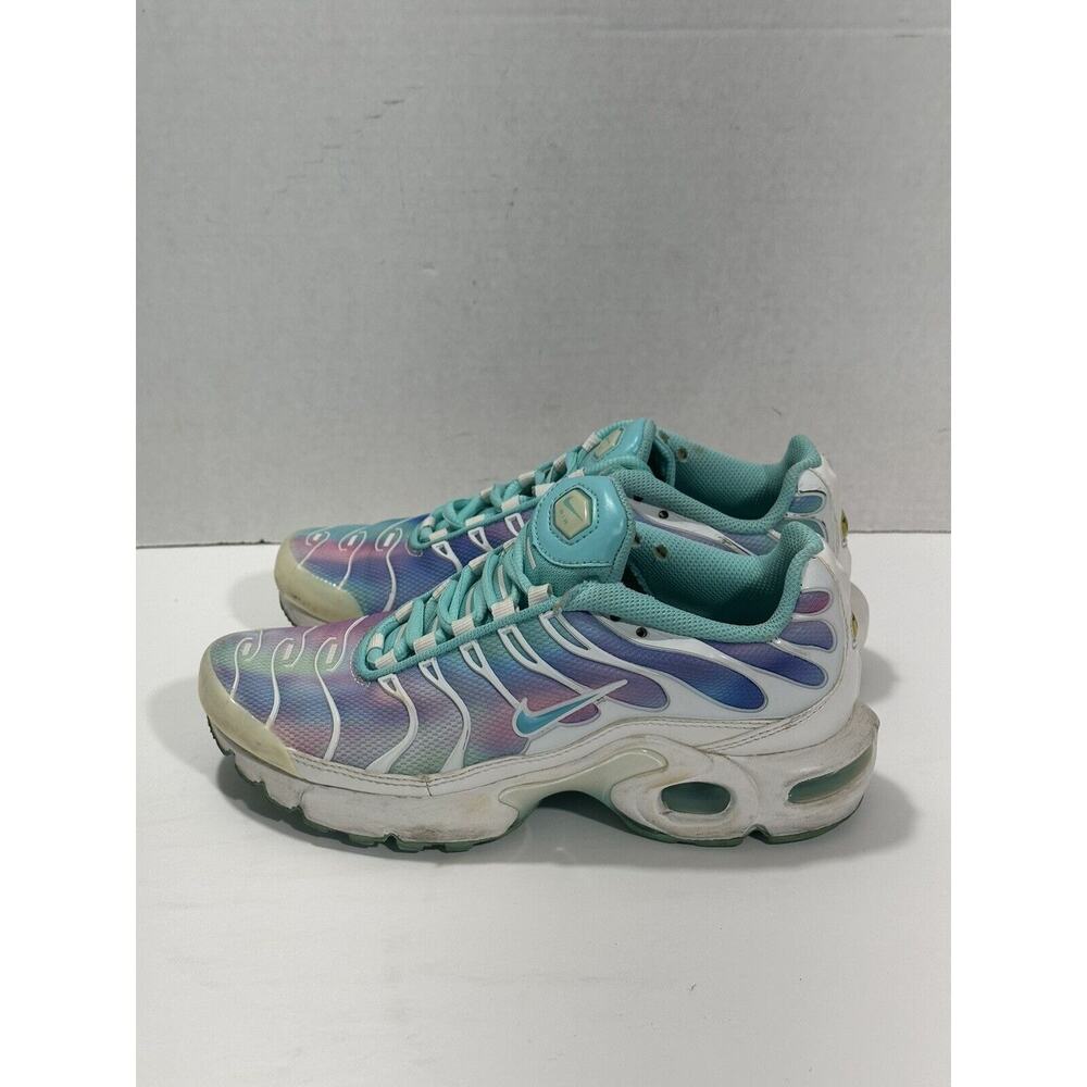 Nike Air Max Plus Blue Running Shoes Sneakers BV1239-100 Girl Youth Sz 4Y -W 5.5